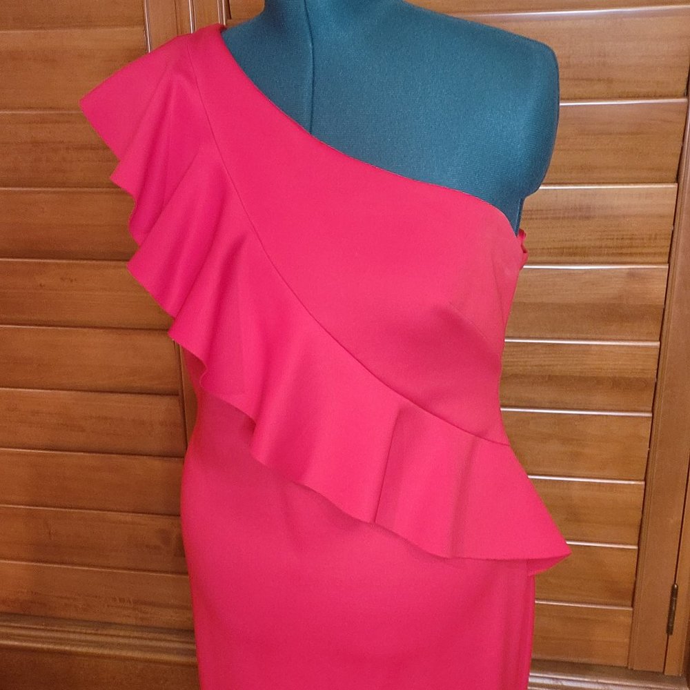 Jessica Howard red floor length gown